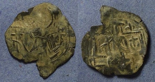Trachy of Michael VIII? from Magnesia? (1.20g). (Overstruck on PCPC 39?). (Image courtesy Aegean Numismatics.)